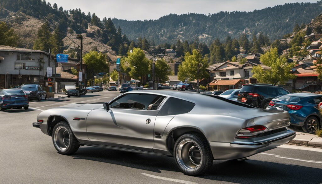 Travel by Car, Crestline, California