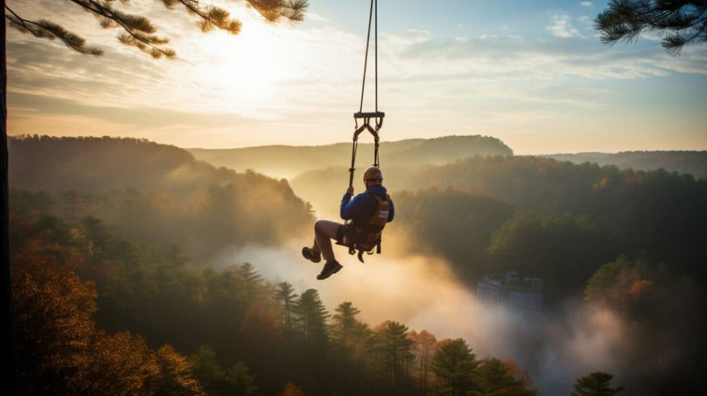 Red River Gorge Zipline, Rogers, Kentucky