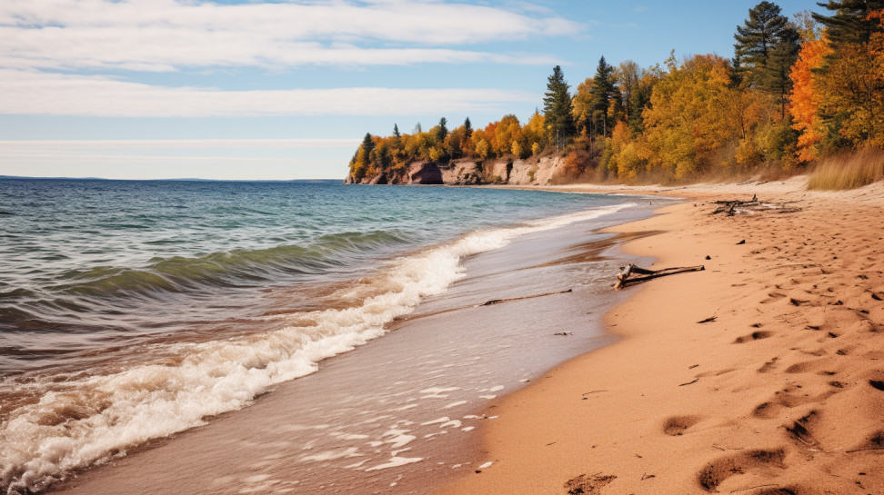 Lake Superior Beaches, Houghton, Michigan