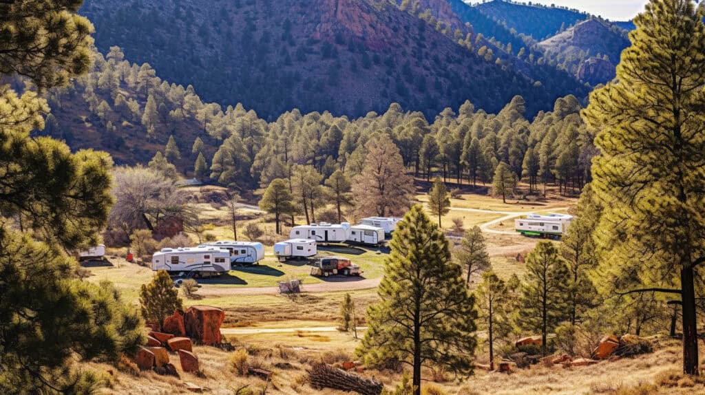Camping Sites, Red River, New Mexico