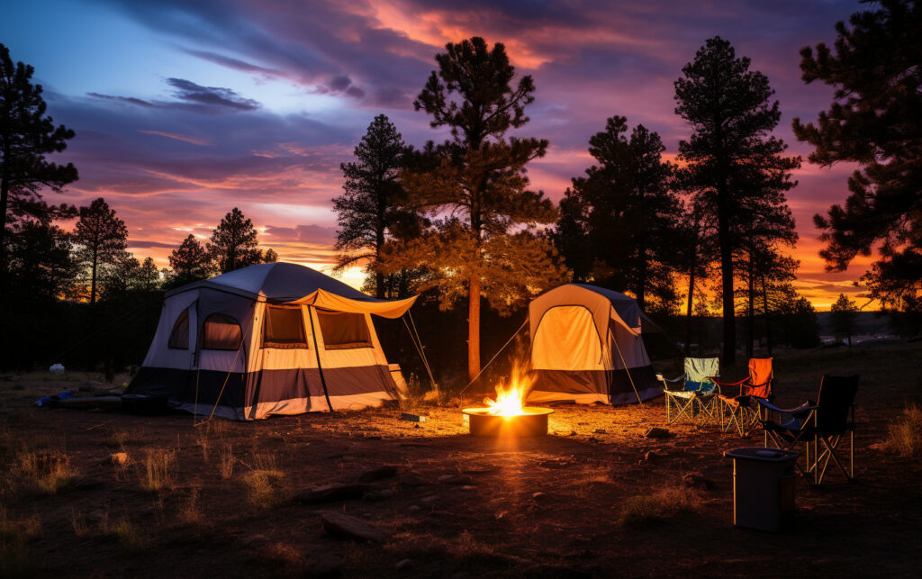 Camping Under the Stars, Dolores, Colorado
