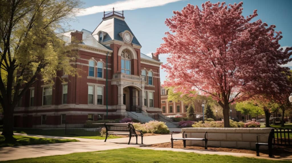 Postville Courthouse, Lincoln, Illinois