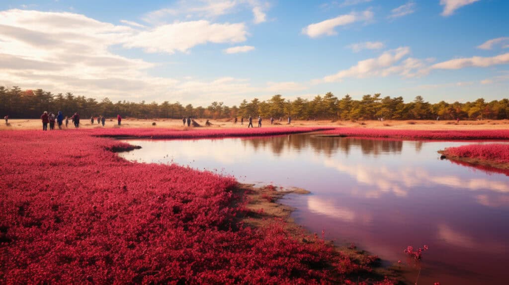 Falmouth's Cranberry Bogs, Falmouth, Massachusetts