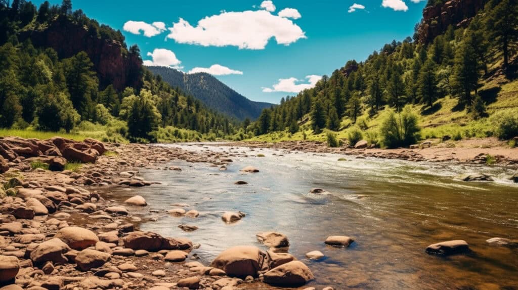 Fishing Spots, Red River, New Mexico