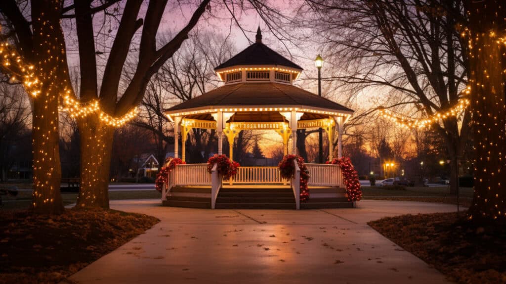 Gazebo That Will Make You Swoon, Plainfield, Indiana