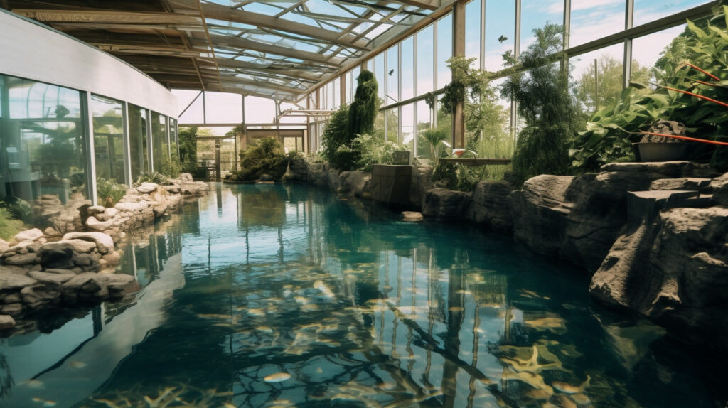 Giggling at the Aquatic Zoo, Mount Vernon, Illinois