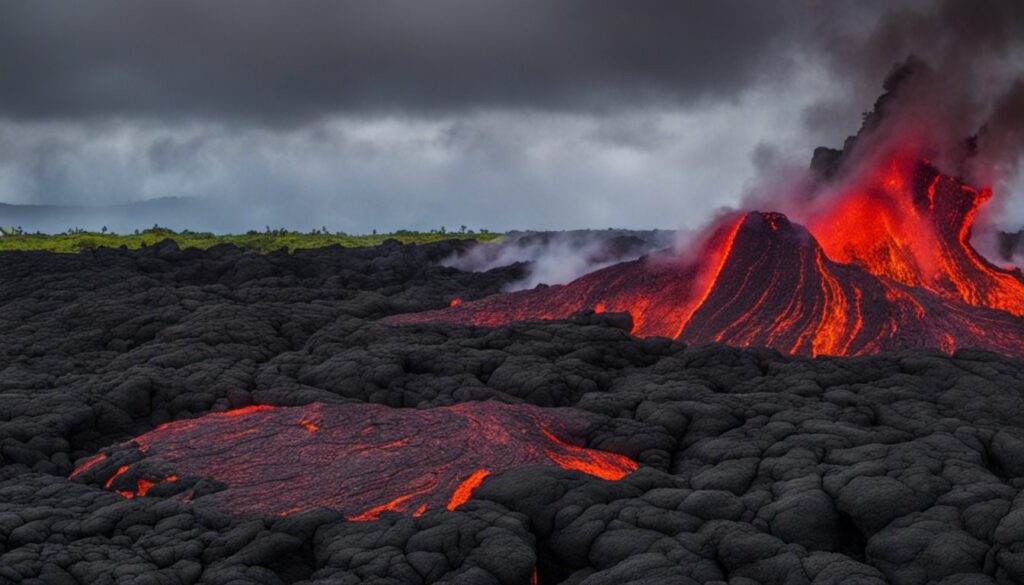 Exploring the Lava Flows, Pahoa, Hawaii