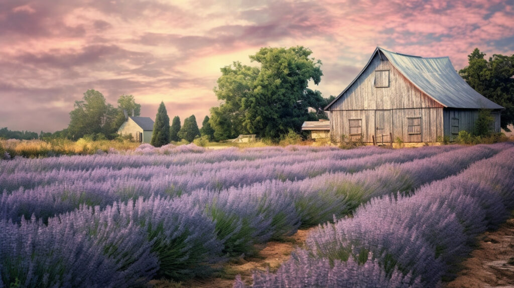 Chuckles at the Lavender Farm, Mount Vernon, Illinois