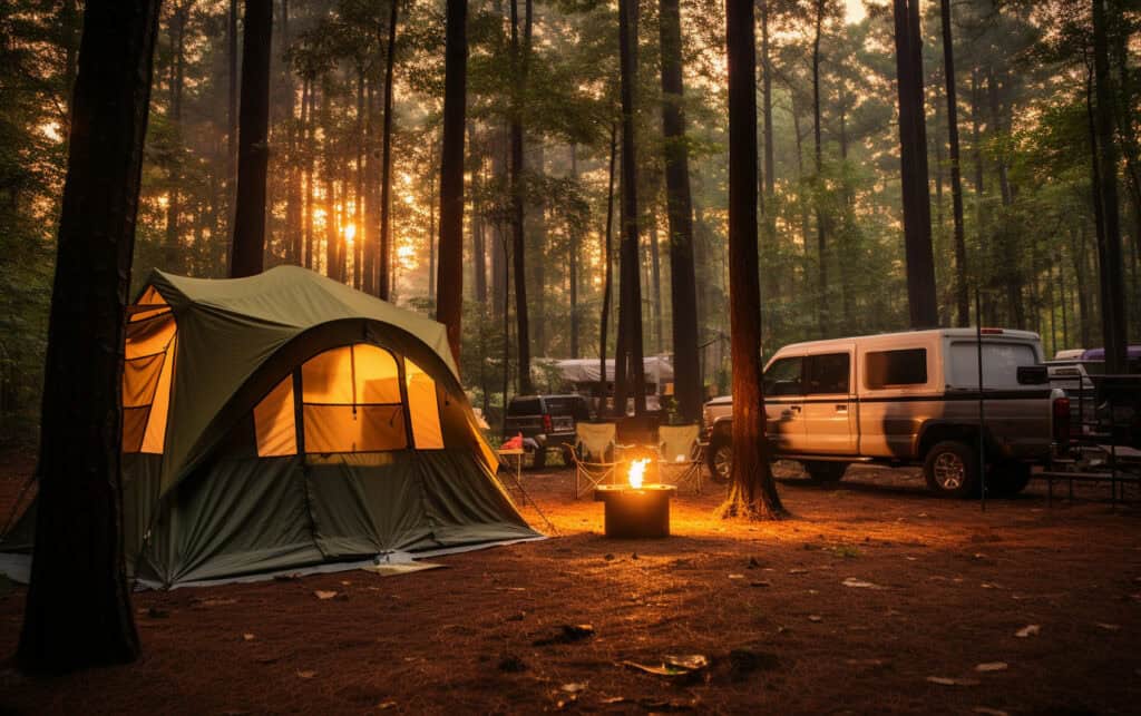 Oconee National Forest Camping, Eatonton, Georgia