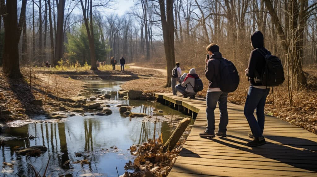 Outdoor Activities at Florence Nature Park, Florence, Kentucky