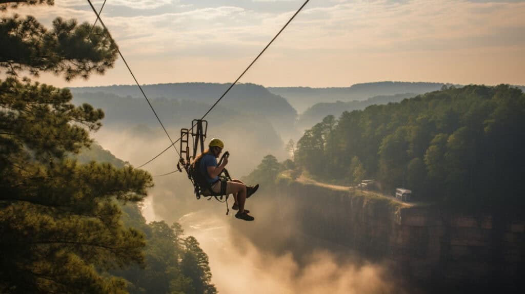 Red River Gorge Zipline, Rogers, Kentucky