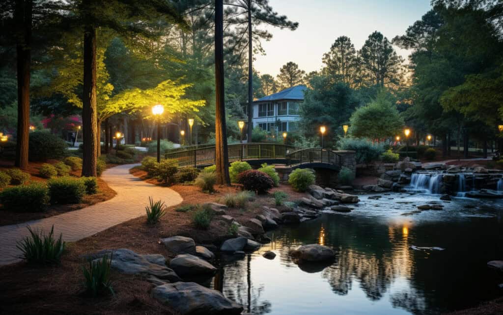 Residential and Commercial Areas, Suwanee, Georgia
