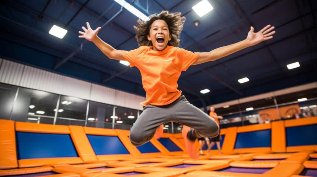 Jump into Sky Zone Trampoline Park, Plainfield, Indiana