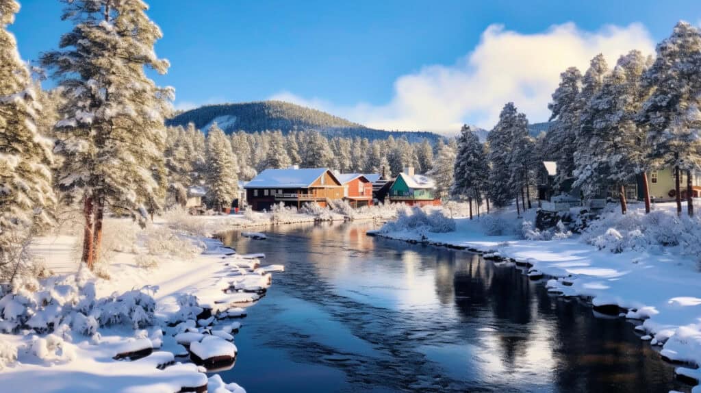 The Winter Wonderland, Red River, New Mexico