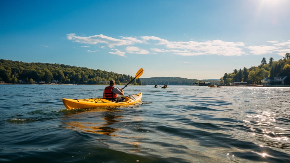 Water Adventures: Kayaking, Surfing, and Windsurfing, Houghton, Michigan