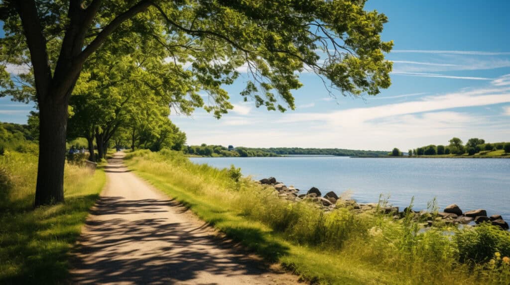 Great River Bike Trail, Savanna, Illinois