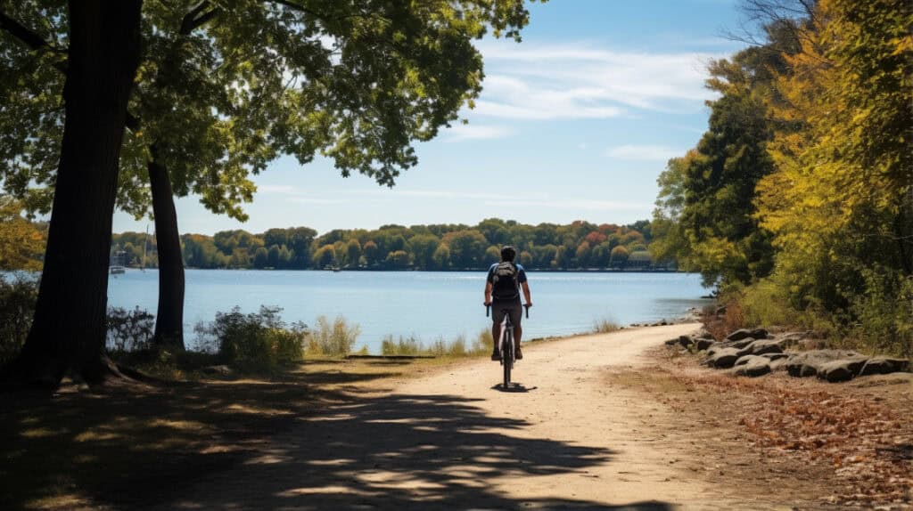 Biking, Crystal Lake, Illinois