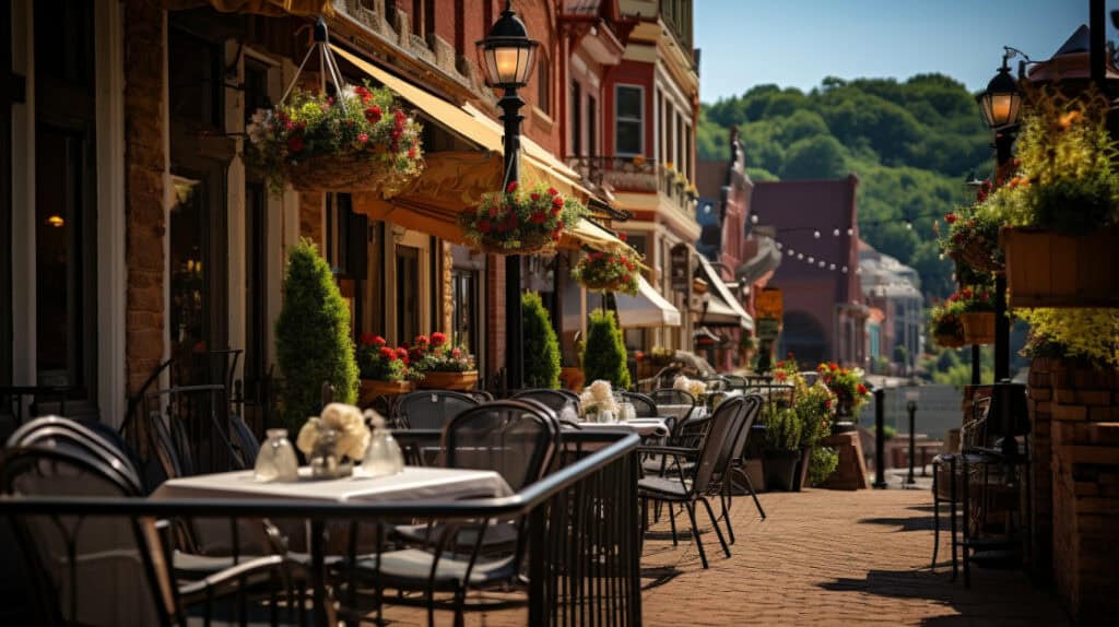 Dining in Galena, Galena, Illinois