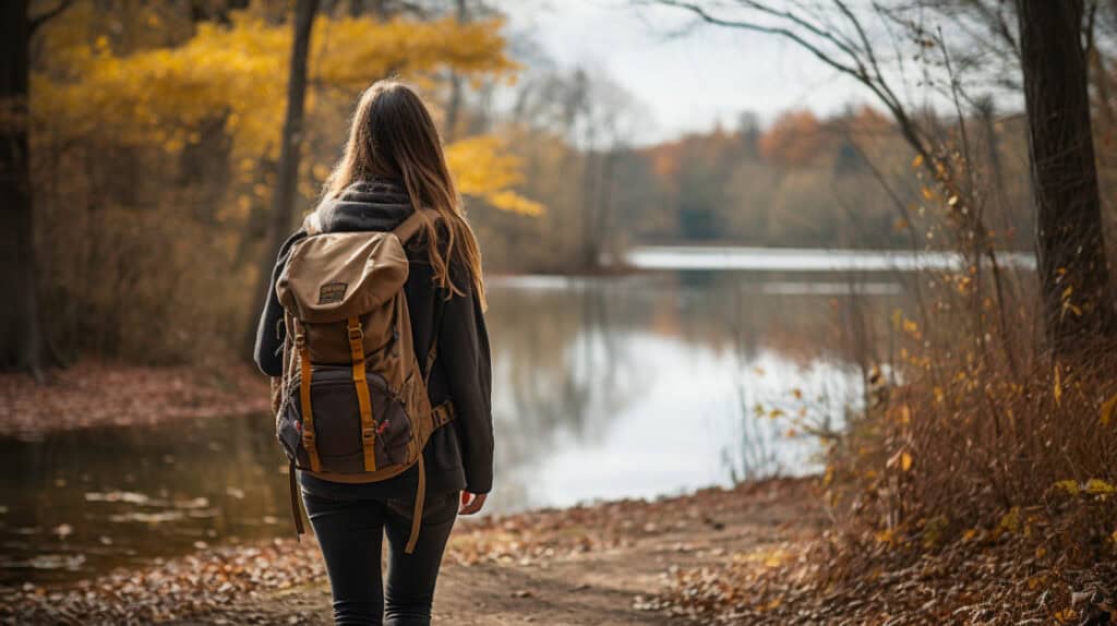 Hiking, Crystal Lake, Illinois
