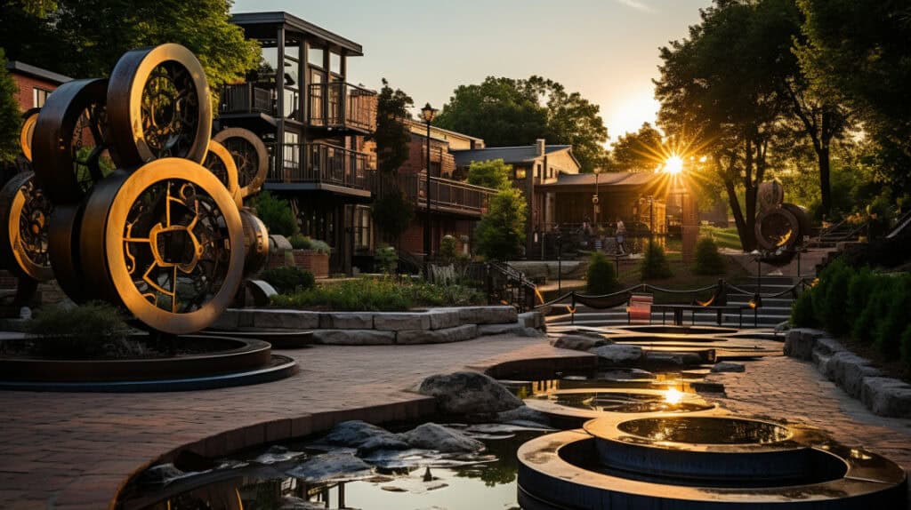 West Street Sculpture Park, Galena, Illinois