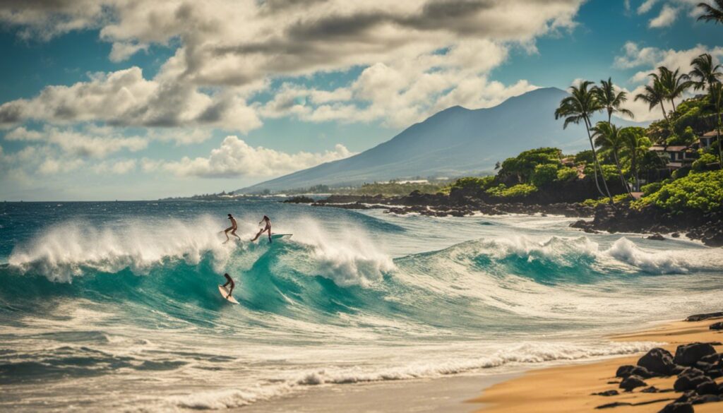 Surf's Up: Surfing, Wailea Maui, Hawaii