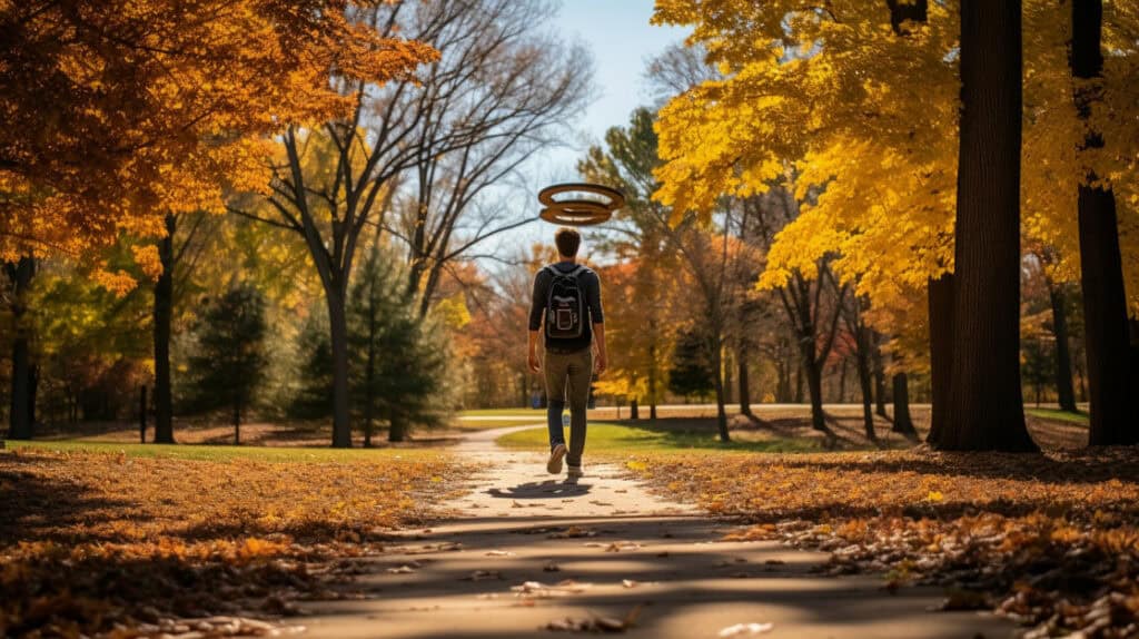 Disc Golf at Hawthorn Park, Terre Haute, Indiana