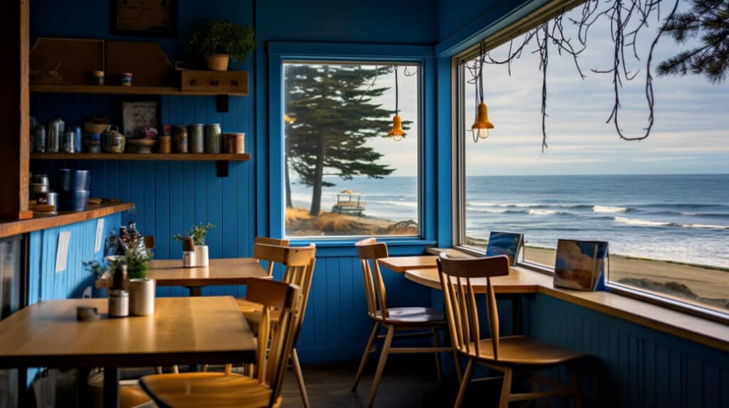 Blue Agate Cafe, Oceanside, Oregon