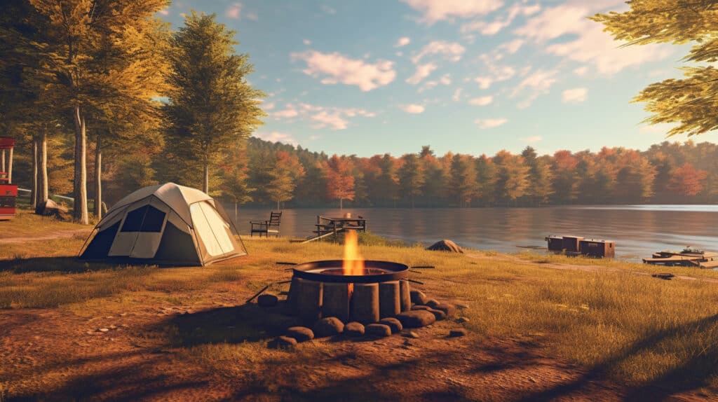 Camping in Northern New York, Malone, New York
