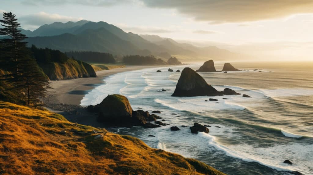Captivating Coastline Views, Oceanside, Oregon