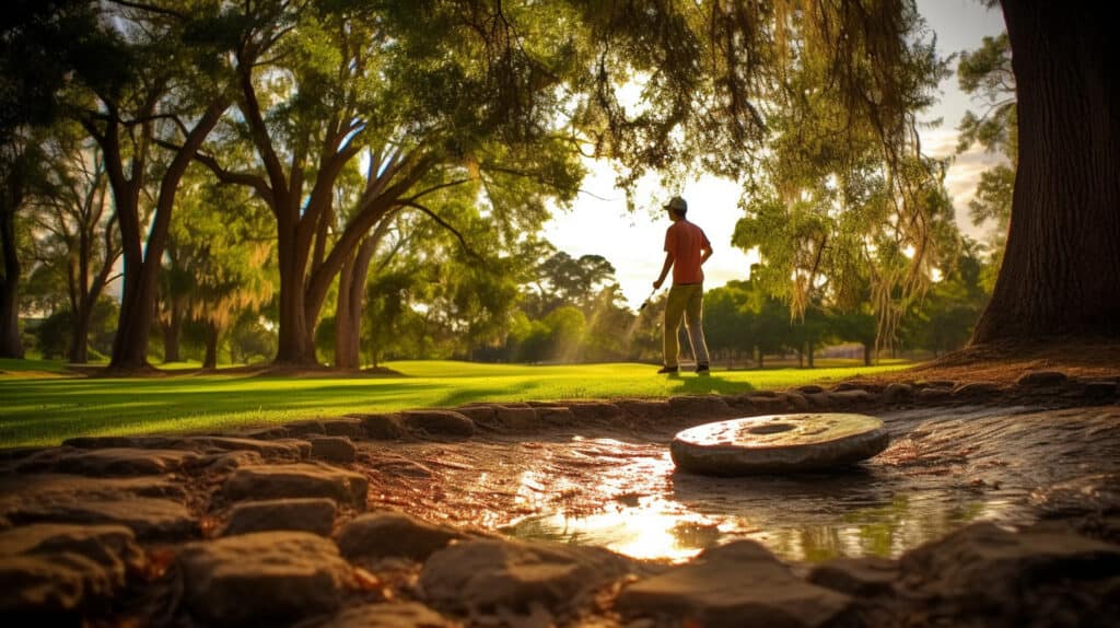 Disc Golf at Riverside Park, Victoria, Texas