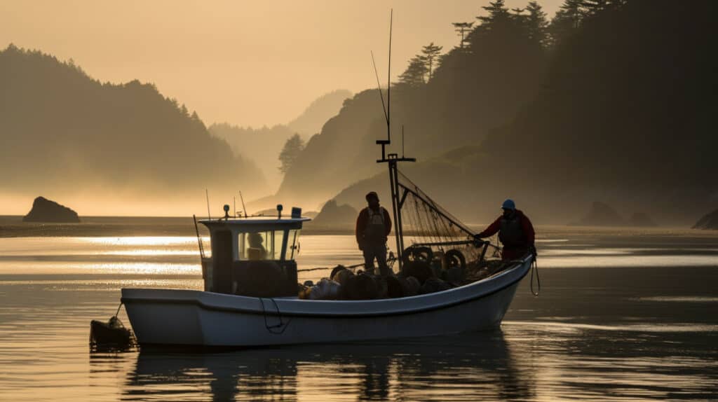 Fishing and Crabbing, Netarts, Oregon