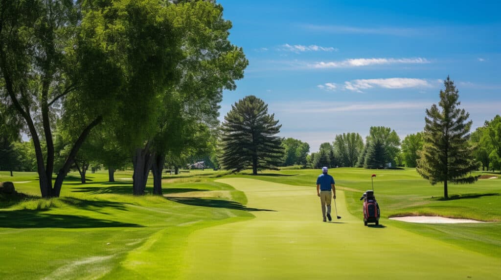 Golfing in Brookfield, Brookfield, Wisconsin