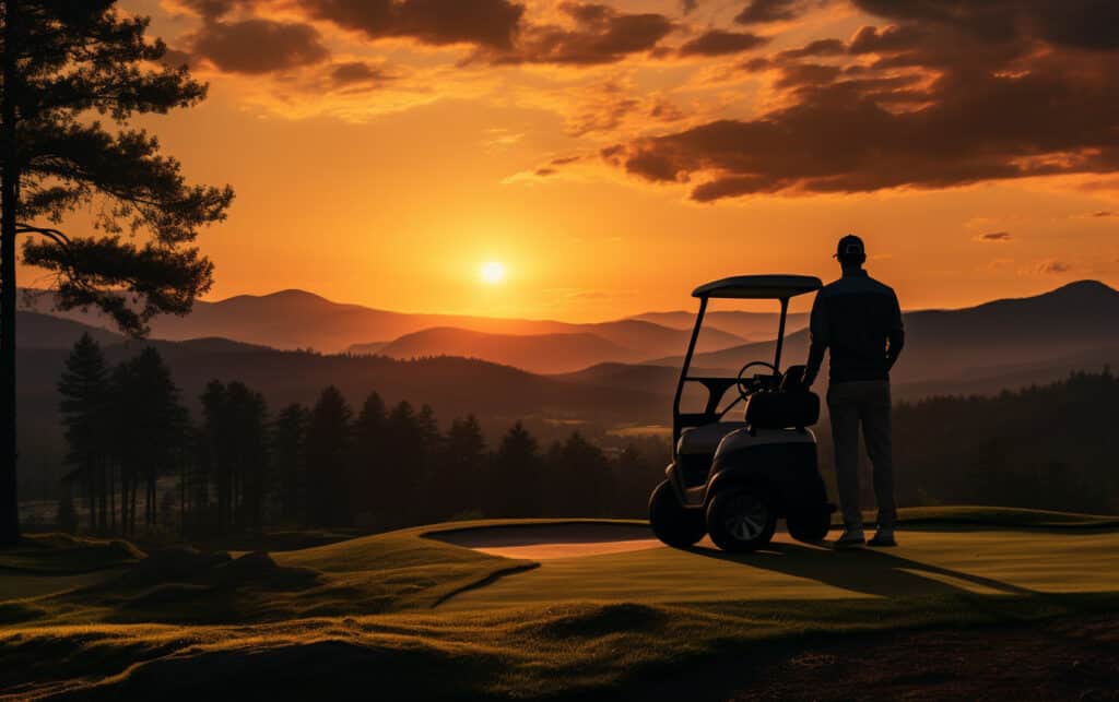 Golfing in Jasper, Jasper, Georgia