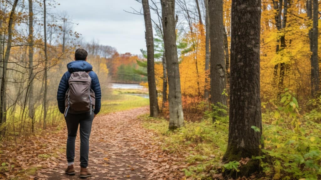 Hiking and Biking, Menomonie, Wisconsin