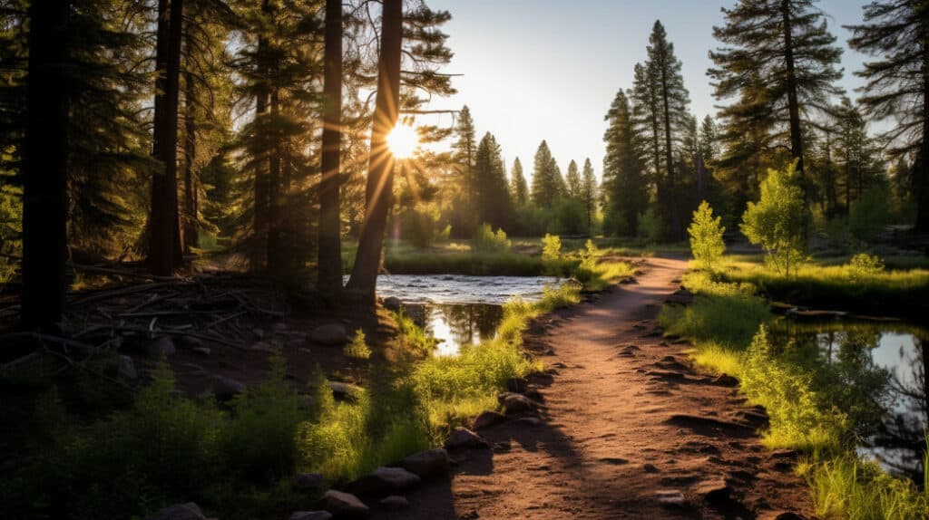 Hiking and Biking Trails, Sunriver, Oregon
