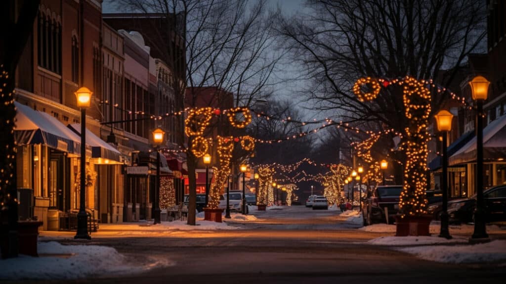 Holiday Lights, Menomonie, Wisconsin