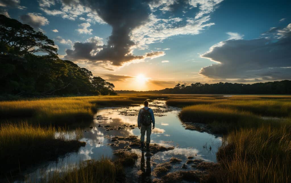 Marsh Exploration, Tybee Island, Georgia