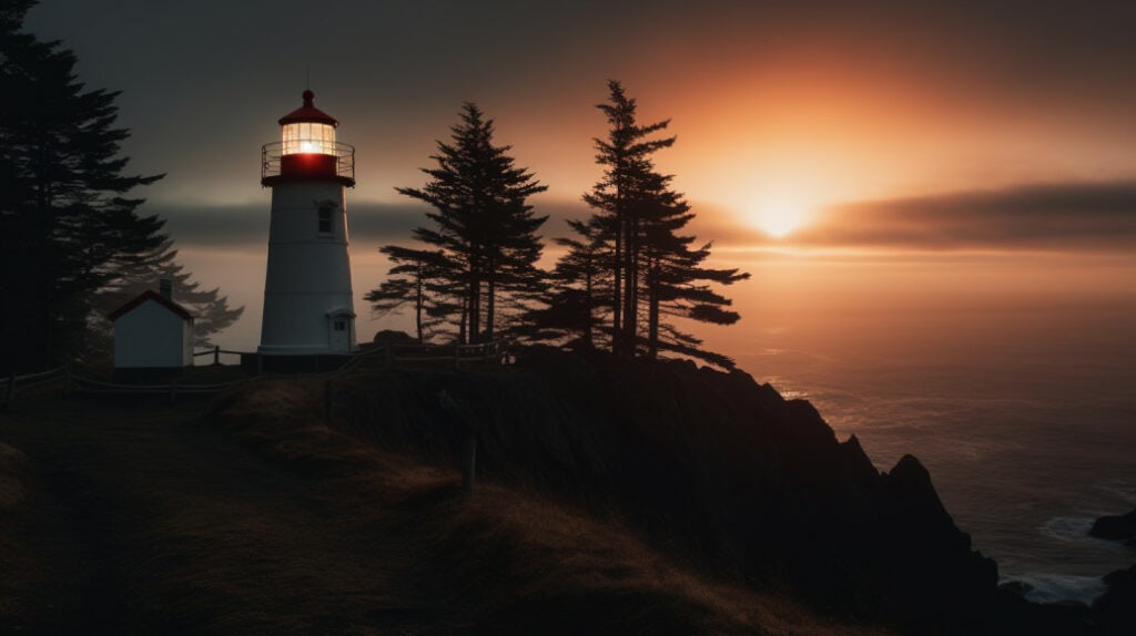 Cape Meares Lighthouse, Oceanside, Oregon
