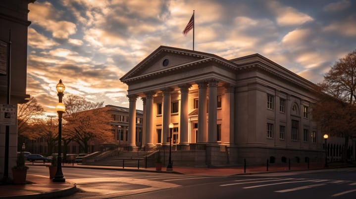 The Old Court House in Lynchburg, Virginia