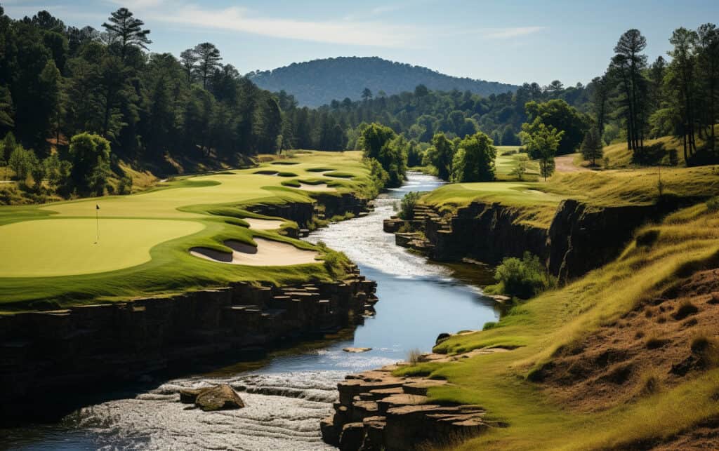 Golfing in Jasper, Jasper, Georgia