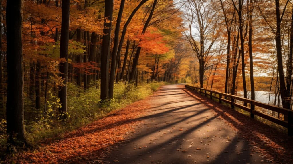 The Red Cedar State Trail, Menomonie, Wisconsin