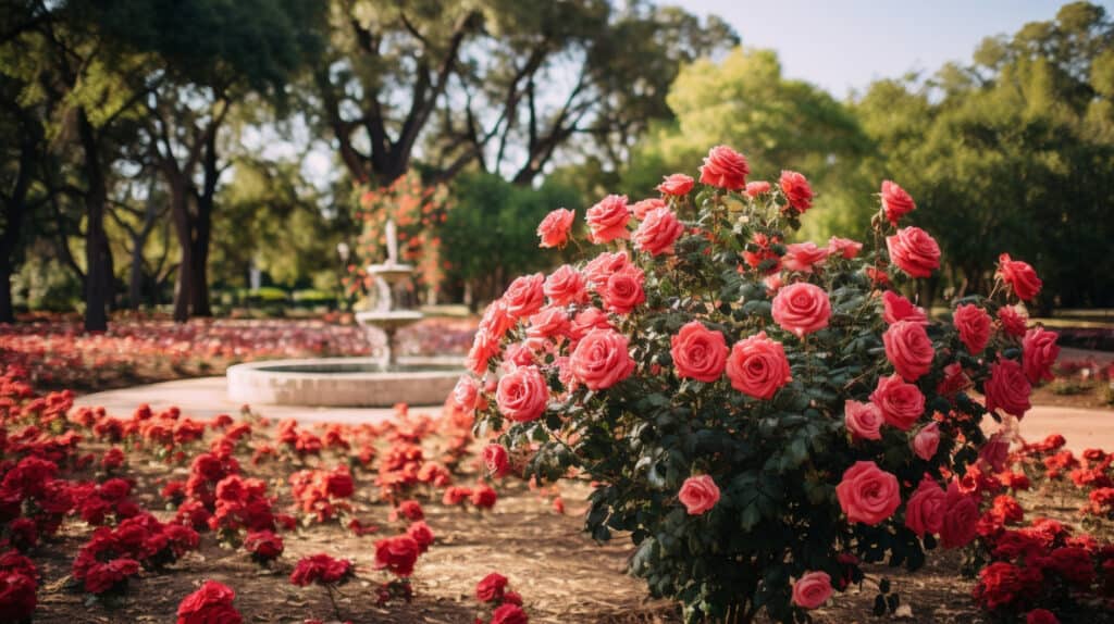 Rose Garden at Riverside Park, Victoria, Texas