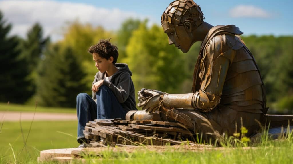 Sculpture Park Shenanigans, Stevens Point, Wisconsin