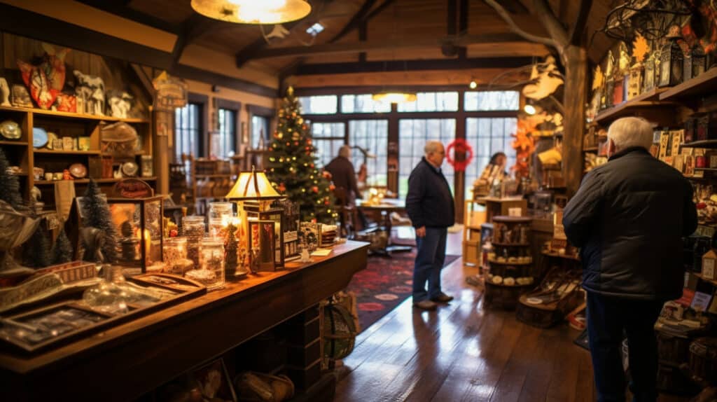 Shopping at the Gift Shop, Townsend, Tennessee
