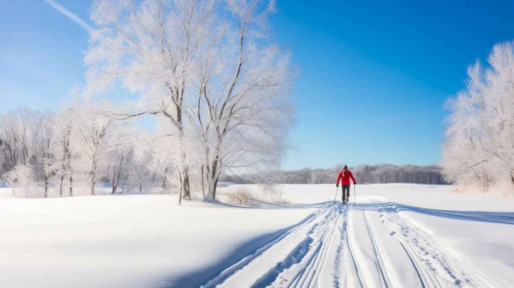 Cross Country Skiing, Pepin, Wisconsin