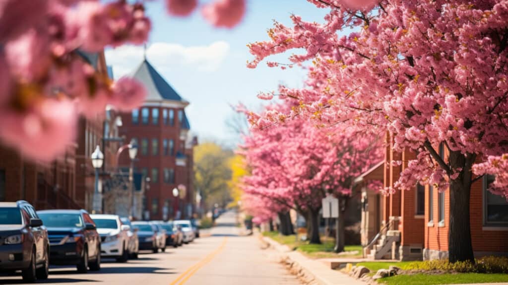 Spring, Menomonie, Wisconsin