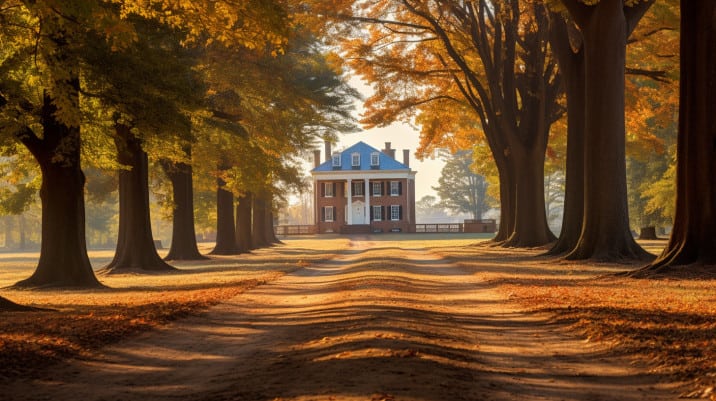 Thomas Jefferson's Poplar Forest near Lynchburg, Virginia