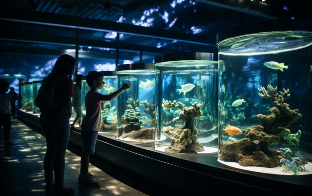 Touch Tanks at the Science Center, Tybee Island, Georgia