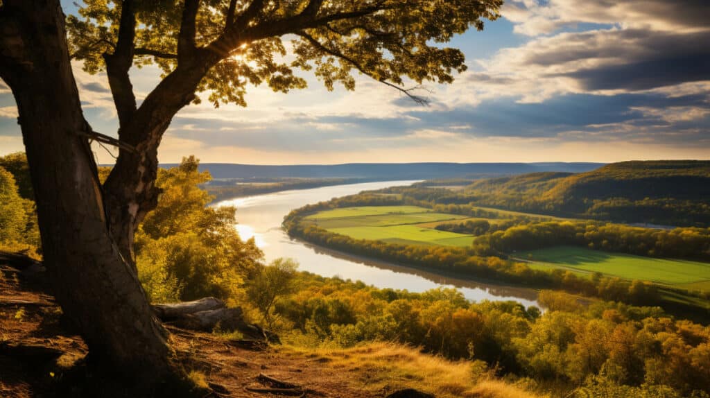Mississippi River Valley, Prairie Du Chien, Wisconsin