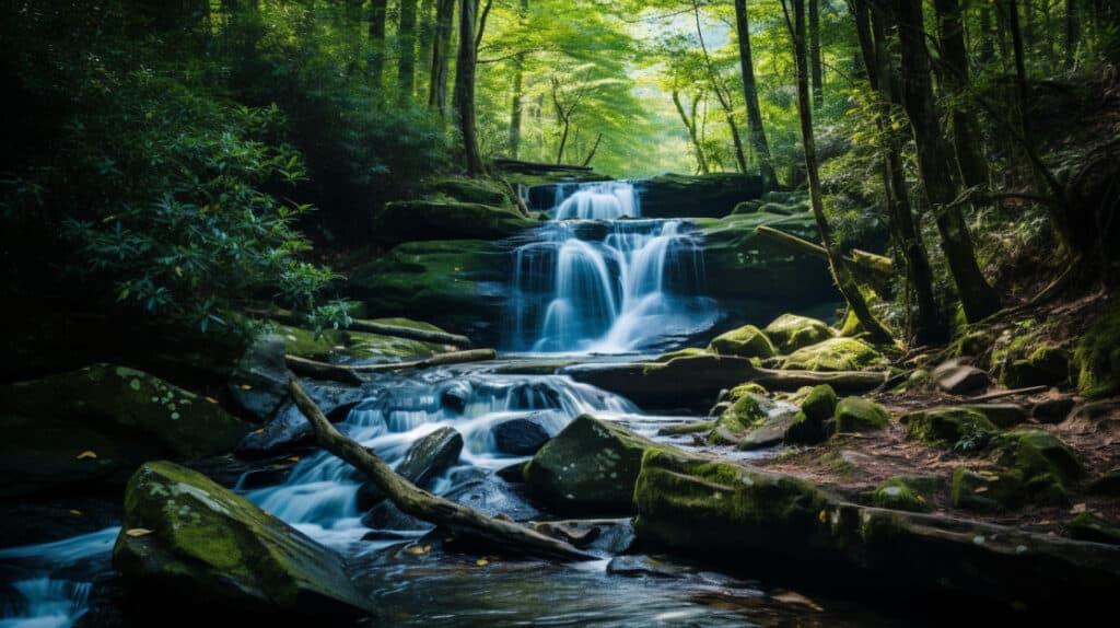 Waterfalls and Hiking Trails, Highlands, North Carolina